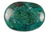 Polished Chrysocolla and Malachite Stone - Peru #210961-1